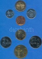 Szlovákia 1998. 7+1db-os 10h-10Sk forgalmi érmesor eredeti dísztokban! T:BU Slovakia 1998. 10 Halierov - 10 Koruna 7+1pcs of Slovak coins in original case C:BU