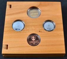 Szlovákia 2000. 7+1db-os 10h-10Sk "Bimilenium" forgalmi érmesor eredeti dísztokban! T:PP
S...