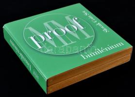 Szlovákia 2000. 7+1db-os 10h-10Sk "Bimilenium" forgalmi érmesor eredeti dísztokban! T:PP
S...