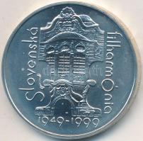 Szlovákia 1999. 200K Ag "50 éves a Szlovák Filharmónia" T:BU Slovakia 1999. 200 Korun Ag "50th Anniversary - Slovac Philharmonic" C:BU Krause KM# 49
