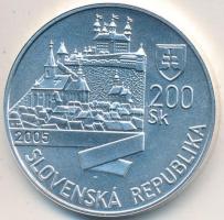 Szlovákia 2005. 200K Ag "350. évfordulója I. Lipót megkoronázásának" T:BU Slovakia 2005. 200 Korun Ag "Leopold I Coronation 350th Anniversary" C:BU Krause KM# 81