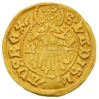 1482-1489. Aranyforint Au "I. Mátyás" N-Hattyú (3.48g) T:2,2- Hungary 1482-1489. Goldgulden Au "Matthias I" N-Swan (3.48g) C:aXF,VF Huszár 680., Unger I.: 540.d