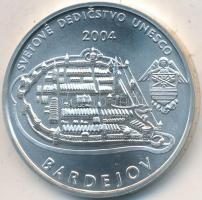 Szlovákia 2004. 200K Ag "Bártfa" T:BU
Slovakia 2004. 200 Korun Ag "Bardejov" C:B...