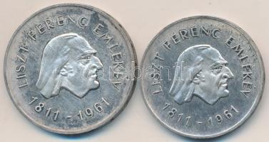 1961. 25Ft Ag + 50Ft Ag "Bartók Béla" pár T:P karcos