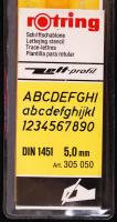 7 db Rotring klf. vonalzó
