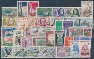 France 1959-1961 36 stamps Franciaország 1959-1961 36 klf bélyeg