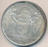 1939. 5P Ag "Horthy-balra" T:2- Adamo P8.2