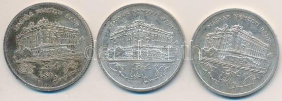 1992. 200Ft Ag "MNB" (3x) T:2-
Adamo F13