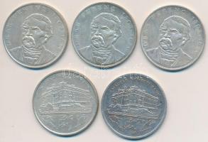 1992-1994. 200Ft Ag "MNB" (2x) + "Deák" (3x) T:2-