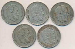 1947. 5Ft Ag "Kossuth" (5x) T:2-
Adamo F8.1