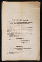 1866 Schönbrunn, Császári rendelet az arany és ezüst árukról szóló törvény hatályba lépéséről, melyben részletesen ismertetik a törvény egyes pontjait, 12p