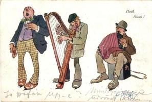 Hoch Anna / Music band, humour, harp, accordion, B.K.W.I. 848-2 s: Schönpflug (EB)