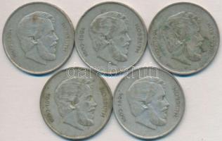 1947. 5Ft Ag "Kossuth" (5x) T:2-
Adamo F8.1