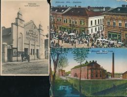 Békéscsaba - 12 db régi képeslap / 12 old postcards