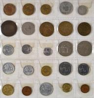 Jugoszlávia / Vegyes fémpénz gyűjtemény albumba rendezve és berakólapokon T:vegyes
Yugoslavia / Mixe...