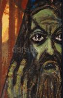 Országh Imre Ferenc (1901-1974): Ballada. Olaj, karton, jelzett, keretben, 70×50 cm