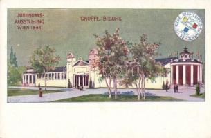 1898 Vienna, Wien I. Jubiläums Austellung, Gruppe Bildung / Jubilee exhibition, group building, Philipp & Kramer Nr. 32.