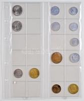 Románia / Vegyes fémpénz gyűjtemény berakólapokon T:vegyes
Romania / Mixed coin collection in sheets...