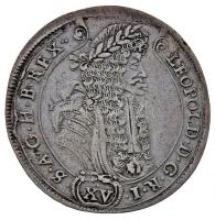 1689KB XVKr Ag "I. Lipót" Körmöcbánya (6.46g) T:2- Hungary 1689KB 15 Kreuzer Ag "Leopold" Kremnitz (6.46g) C:VF Unger II.: 1062, Huszár: 1427.