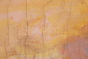 Benyovszky István (1898-1969): Csikós. Olaj, vászon, jelzett, repedezett festék, antik keretben, 70×...