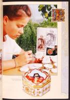 1996-2002 4 db Herendi porcelán katalógus, színes fotókkal