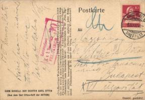 Der Dichter Carl Otten (Aus dem Carl Otten-Heft der Aktion)  'DIE AKTION' herausgeben von ...