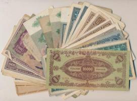 42db-os vegyes, magyar pengő bankjegy tétel T:vegyes