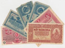 1916. 1K + 1920. 1K (3x) + 1917-1920. 2K (2x) T:vegyes
