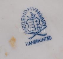 Herendi porcelán kézzel festett puttó, hibátlan, jelzett, m: 18 cm