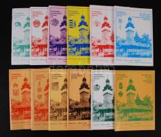 Horvát Lajos: Kronológia Kárpátalja postatörténetéhez 1914-2004 1-12. Nyírtelek, 2005-2012, Gidófalvy Péter. Kiadói papírkötés, újszerű állapotban.