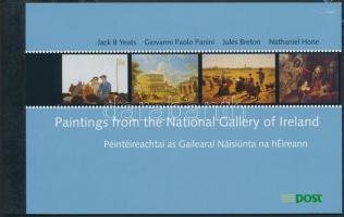 Festmények az ír Nemzeti Galériából bélyegfüzet Paintings from the National Gallery of Irelandstamp-...