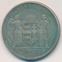 1930. 5P Ag "Horthy-jobbra" T:3  Adamo P8