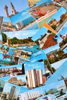 50 db MODERN színes és fekete fehér jugoszláv városképes lap  / 50 modern colour and black and white Yugoslavian town-view postcards