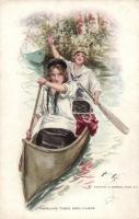 Paddling their own canoe, Reinthal & Newman N.Y. No. 611. s: Harrison Fisher (EK)