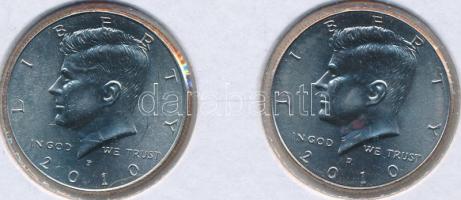 Amerikai Egyesült Államok 2010D+P 1/2$ (2x) T:1,1-
USA 2010D+P 1/2 Dollar (2x) C:UNC,AU
Krause KM# A...