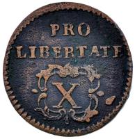 1705. X Poltura "II. Rákóczi Ferenc" (7.72g) T:2- Hungary 1705. X Poltura "Francis II Rákóczi" (7.72g) C:VF Huszár: 1535., Unger II.: 1133.a