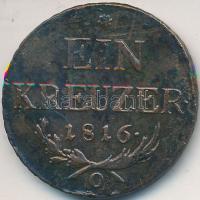 1816O 1Kr Cu T:2-
Unger III.: 1406.d, Huszár: 2061