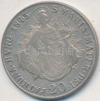 1843B 20Kr Ag "V. Ferdinánd" T:3
Huszár: 2081, Unger III.:1419