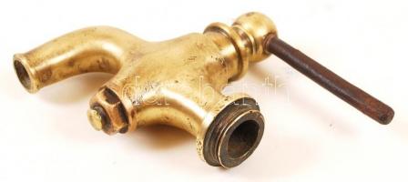 Antik réz csap, 13×13 cm