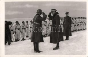 1939 Uzsok, magyar-lengyel baráti találkozás a visszafoglalt ezer éves határon / Hungarian-Polish meeting near the border, soldiers