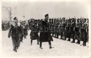 1939 Verecke, magyar-lengyel baráti találkozás a visszafoglalt ezer éves határon / Hungarian-Polish meeting near the border, soldiers