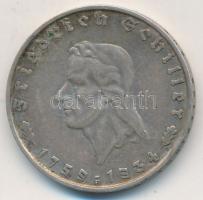 Német 3. Birodalom 1934F 2M Ag "175. évfordulója Schiller születésének" T:2 
German Third ...