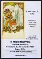 Michaelis 16. Ansichtskarten Spezialauktion 1984 Köln, Gürzenich / German postcard auction catalogue