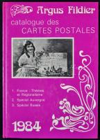 Argus Fildier 1984, Catalogue des cartes postales, France, spécial Auvergne, Spécial Russie, 492 p. / French postcard catalogue