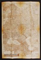 1942 Európai Oroszország, M. Kir. Honvéd Térképészeti Intézet, 93x62 cm