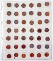 Svájc / Vegyes fémpénz gyűjtemény albumba rendezve, közte ~30db ezüsttel! T:vegyes Switzerland / Mixed coin collection with ~30pcs of silver coins in collectors album C:mixed