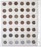 Német Birodalom ~1870-1920. Vegyes pfennig gyűjtemény albumba rendezve T:vegyes Germany ~1870-1930. Mixed Pfennig collection in collectors album C:mixed