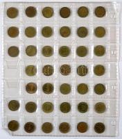 NSZK ~1950-1990. Vegyes fémpénz gyűjtemény berakólapokon T:vegyes
GFR ~19850-1990. Mixed coin collec...