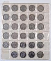 NSZK ~1950-1990. Vegyes fémpénz gyűjtemény berakólapokon T:vegyes
GFR ~19850-1990. Mixed coin collec...