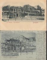 Budapest I. Várbazár (egy 1898) - 2 régi képeslap / 2 old postcards